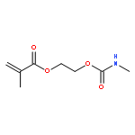 2-Propenoic acid, 2-methyl-, 2-[[(methylamino)carbonyl]oxy]ethyl ester