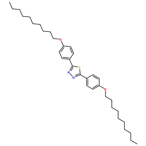 1,3,4-Thiadiazole, 2,5-bis[4-(decyloxy)phenyl]-