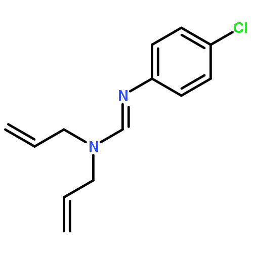 METHANIMIDAMIDE, N'-(4-CHLOROPHENYL)-N,N-DI-2-PROPENYL-