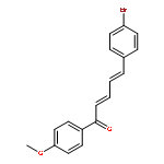 2,4-Pentadien-1-one, 5-(4-bromophenyl)-1-(4-methoxyphenyl)-