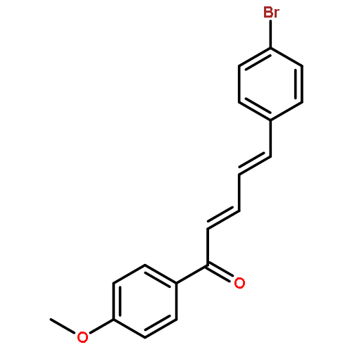 2,4-Pentadien-1-one, 5-(4-bromophenyl)-1-(4-methoxyphenyl)-