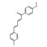 2,4-PENTADIEN-1-ONE, 1-(4-METHOXYPHENYL)-5-(4-METHYLPHENYL)-