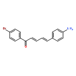 2,4-Pentadien-1-one, 5-(4-aminophenyl)-1-(4-bromophenyl)-