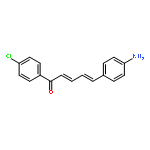 2,4-Pentadien-1-one, 5-(4-aminophenyl)-1-(4-chlorophenyl)-