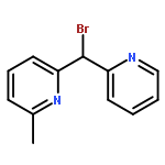 PYRIDINE, 2-(BROMO-2-PYRIDINYLMETHYL)-6-METHYL-