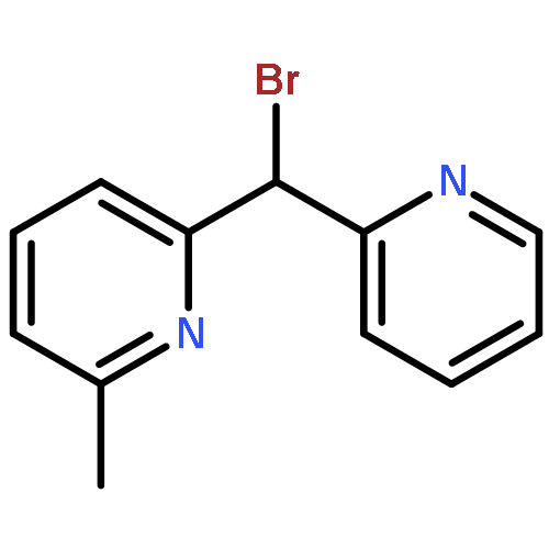 PYRIDINE, 2-(BROMO-2-PYRIDINYLMETHYL)-6-METHYL-