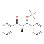 1-Propanone, 2-methyl-1,3-diphenyl-3-[(trimethylsilyl)oxy]-, (R*,S*)-