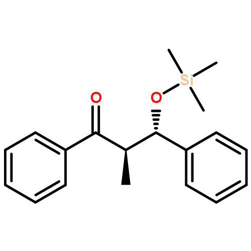 1-Propanone, 2-methyl-1,3-diphenyl-3-[(trimethylsilyl)oxy]-, (R*,S*)-