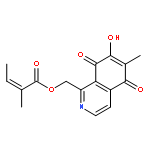 (5,8-dihydro-7-hydroxy-6-methyl-5,8-dioxo-1-isoquinolinyl)methyl (2Z)-2-methyl-2-butenoate