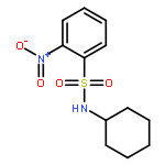 Benzenesulfonamide,N-cyclohexyl-2-nitro-