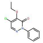 3(2H)-Pyridazinone, 5-chloro-4-ethoxy-2-phenyl-