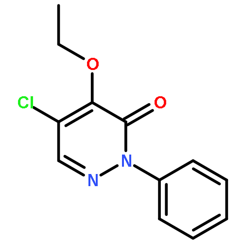 3(2H)-Pyridazinone, 5-chloro-4-ethoxy-2-phenyl-