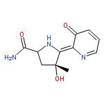 (4R,5Z)-4-HYDROXY-4-METHYL-5-(3-OXOPYRIDIN-2-YLIDENE)PYRROLIDINE-2-CARBOXAMIDE 