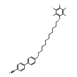 [1,1'-BIPHENYL]-4-CARBONITRILE, 4'-[[11-(PENTAFLUOROPHENOXY)UNDECYL]OXY]-