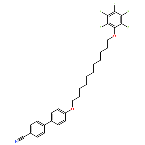 [1,1'-BIPHENYL]-4-CARBONITRILE, 4'-[[11-(PENTAFLUOROPHENOXY)UNDECYL]OXY]-