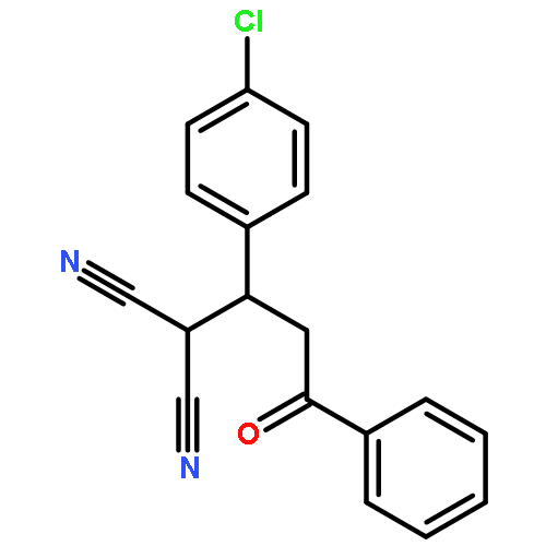 Propanedinitrile, [1-(4-chlorophenyl)-3-oxo-3-phenylpropyl]-