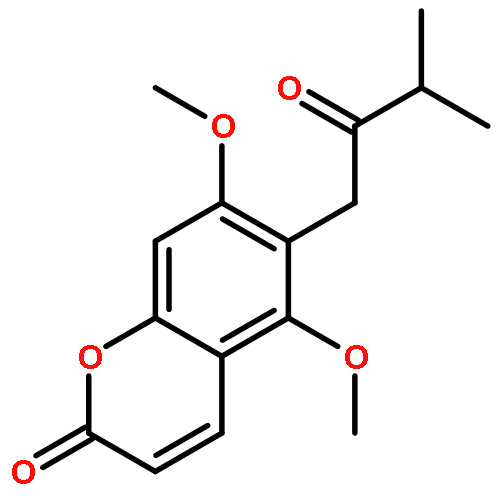 5,7-dimethoxy-6-(3-methyl-2-oxo-butyl)-coumarin