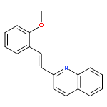 Quinoline, 2-[(1E)-2-(2-methoxyphenyl)ethenyl]-