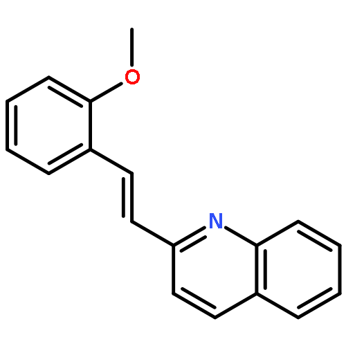 Quinoline, 2-[(1E)-2-(2-methoxyphenyl)ethenyl]-