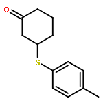 3-(4-METHYLPHENYL)SULFANYLCYCLOHEXAN-1-ONE 