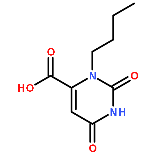 3-Butyl-2,6-dioxo-1,2,3,6-tetrahydro-4-pyrimidinecarboxylic acid