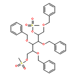 2,3,4,6-Tetra-O-benzyl-1,5-di-O-methanesulfonyl-D-glucitol