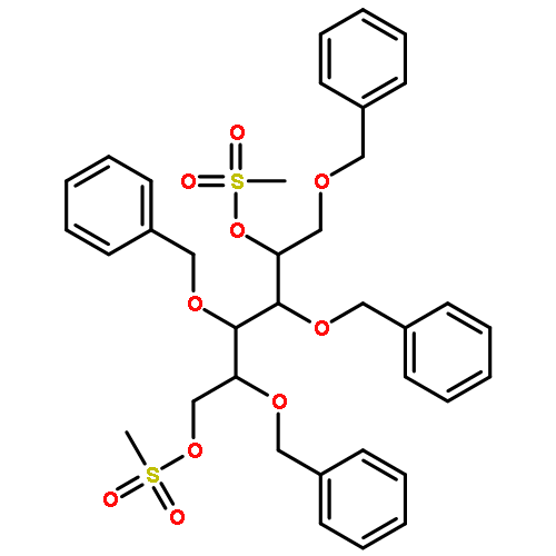 2,3,4,6-Tetra-O-benzyl-1,5-di-O-methanesulfonyl-D-glucitol