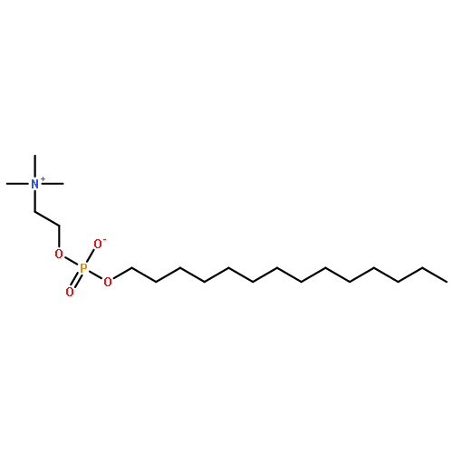 TETRADECYL 2-(TRIMETHYLAZANIUMYL)ETHYL PHOSPHATE 