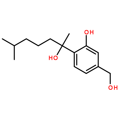 2-Hydroxy-1-(1,5-dimethyl-1-hydroxyhexyl)-4-benzenemethanol