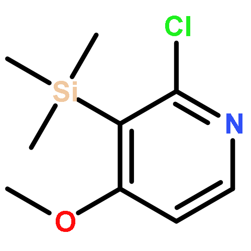 PYRIDINE, 2-CHLORO-4-METHOXY-3-(TRIMETHYLSILYL)-