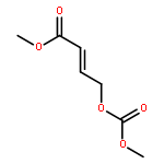 2-Butenoic acid, 4-[(methoxycarbonyl)oxy]-, methyl ester, (2E)-