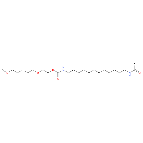 POLY(OXY-1,2-ETHANEDIYLOXY-1,2-ETHANEDIYLOXY-1,2-ETHANEDIYLOXYCARBONYLIMINO-1,12-DODECANEDIYLIMINOCARBONYL)