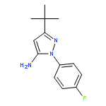 3-TERT-BUTYL-1-(4-FLUOROPHENYL)-1H-PYRAZOL-5-AMINE 