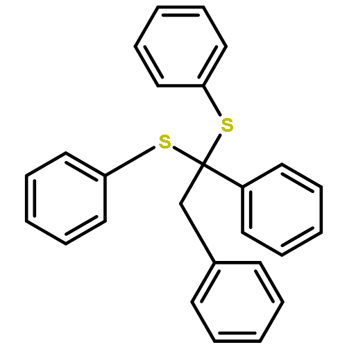 Benzene, 1,1'-[1,1-bis(phenylthio)-1,2-ethanediyl]bis-