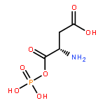 Butanoic acid, 3-amino-4-oxo-4-(phosphonooxy)-, (3S)-