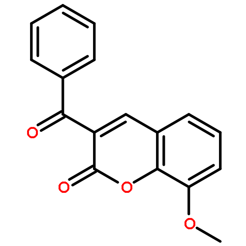 2H-1-Benzopyran-2-one, 3-benzoyl-8-methoxy-