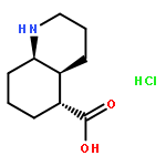 5-Quinolinecarboxylicacid, decahydro-, hydrochloride, (4aa,5a,8aa)- (9CI)