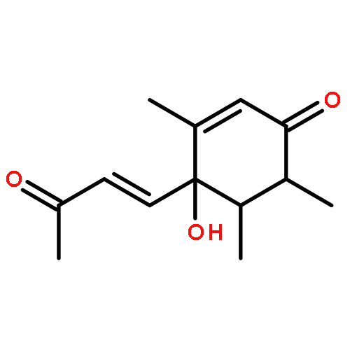 2-Cyclohexen-1-one, 4-hydroxy-3,5,6-trimethyl-4-(3-oxo-1-butenyl)-