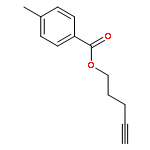 Benzoic acid, 4-methyl-, 4-pentynyl ester