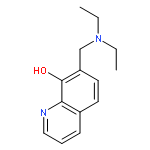 7-(DIETHYLAMINOMETHYL)QUINOLIN-8-OL 