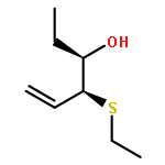 5-Hexen-3-ol, 4-(ethylthio)-, (R*,S*)-