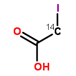 Acetic-2-14C acid,2-iodo- (9CI)