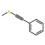 Benzene, [(methylthio)ethynyl]-