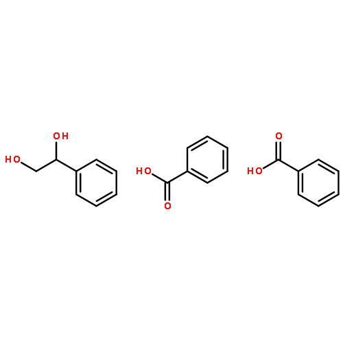 BENZOIC ACID;1-PHENYLETHANE-1,2-DIOL 