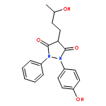 4-(3-HYDROXYBUTYL)-1-(4-HYDROXYPHENYL)-2-PHENYLPYRAZOLIDINE-3,5-DIONE 