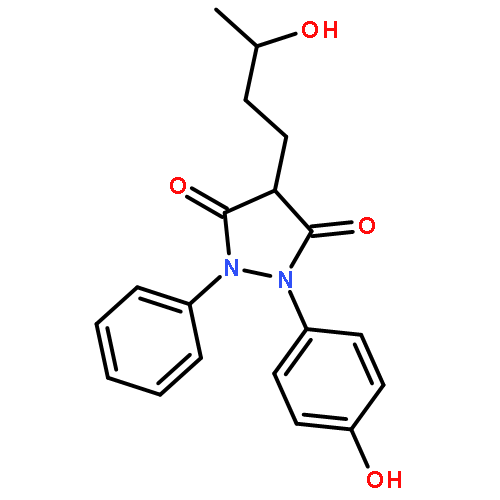 4-(3-HYDROXYBUTYL)-1-(4-HYDROXYPHENYL)-2-PHENYLPYRAZOLIDINE-3,5-DIONE 