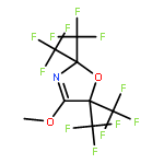 Oxazole, 2,5-dihydro-4-methoxy-2,2,5,5-tetrakis(trifluoromethyl)-