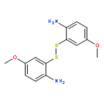 2-[(2-AMINO-5-METHOXYPHENYL)DISULFANYL]-4-METHOXYANILINE 