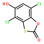 1,3-BENZOXATHIOL-2-ONE, 4,7-DICHLORO-5-HYDROXY-