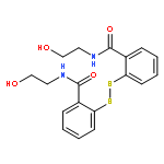 N-(2-HYDROXYETHYL)-2-[[2-(2-HYDROXYETHYLCARBAMOYL)PHENYL]DISULFANYL]BENZAMIDE 